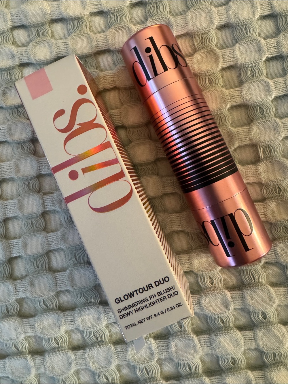 NIB DIBS GlowTour® Duo: Aura pH Blush / Dewy Highlighter Stick